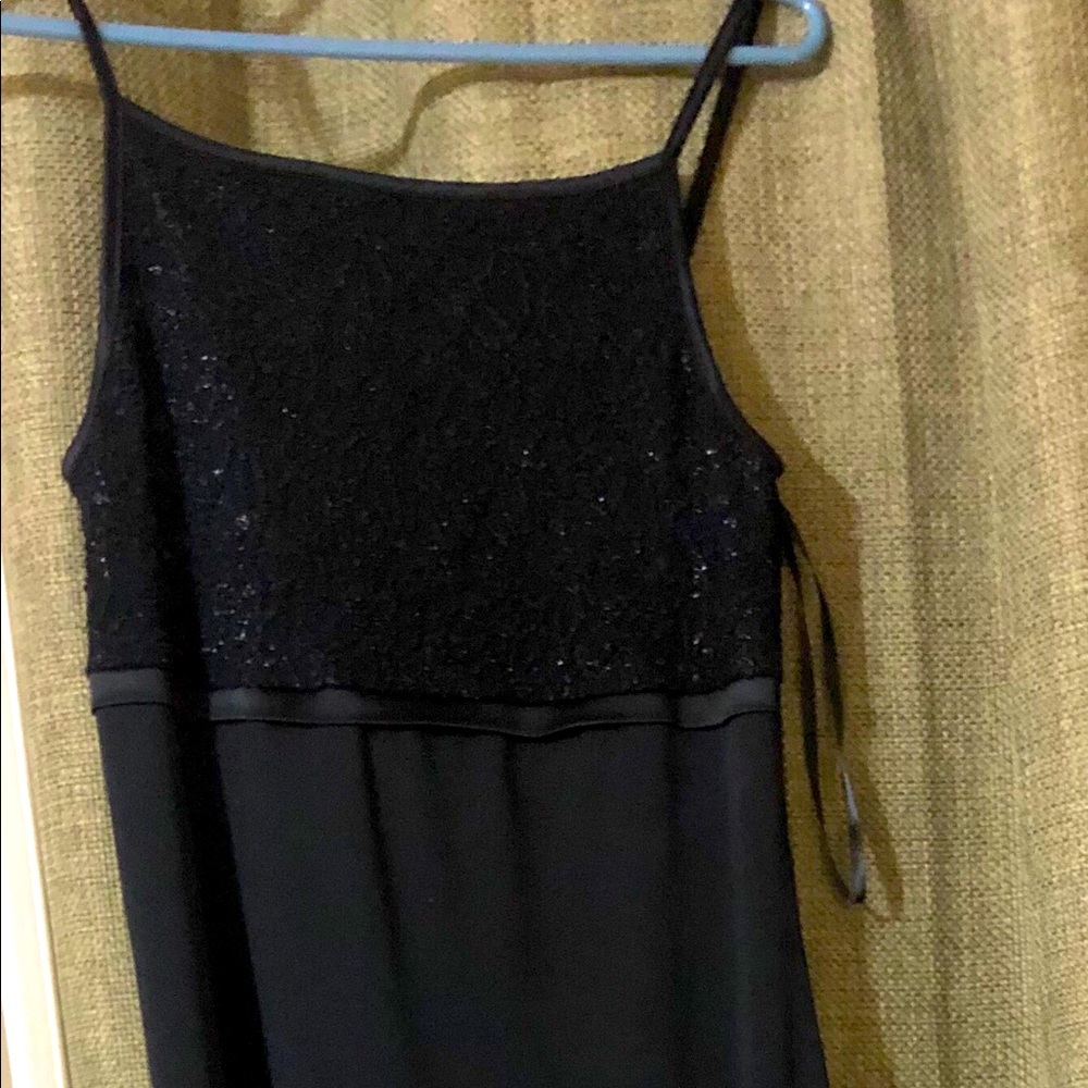 Black evening gown